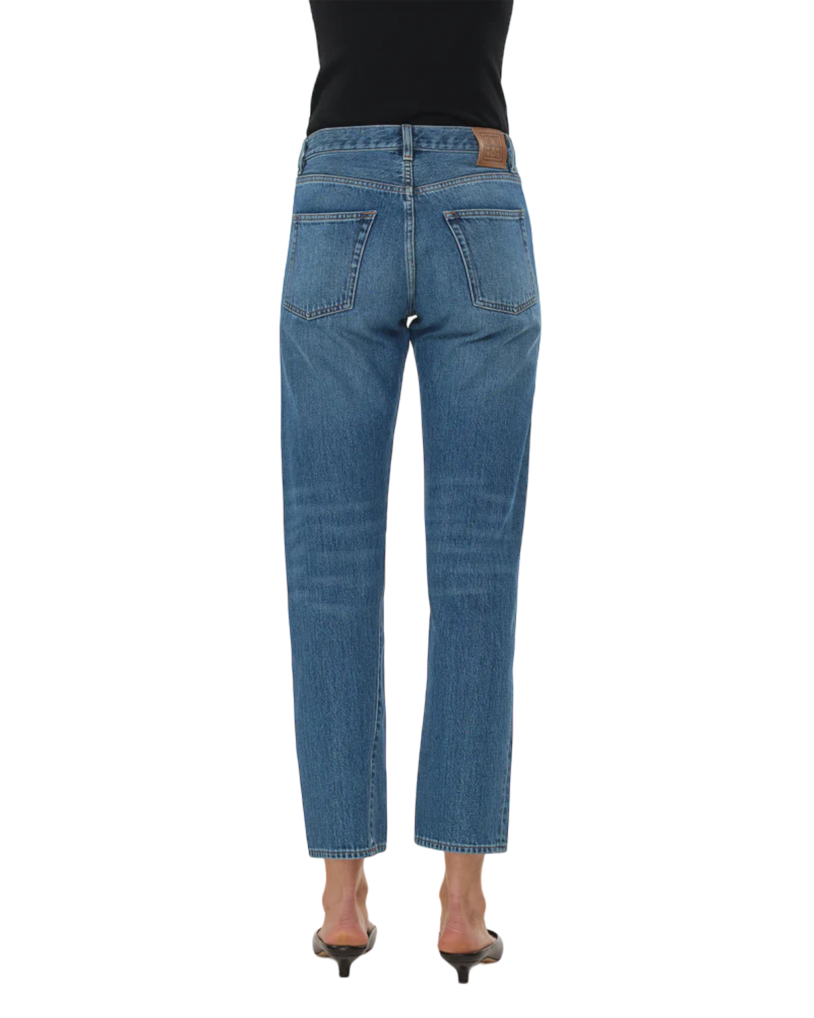 Denim coutures torsadées