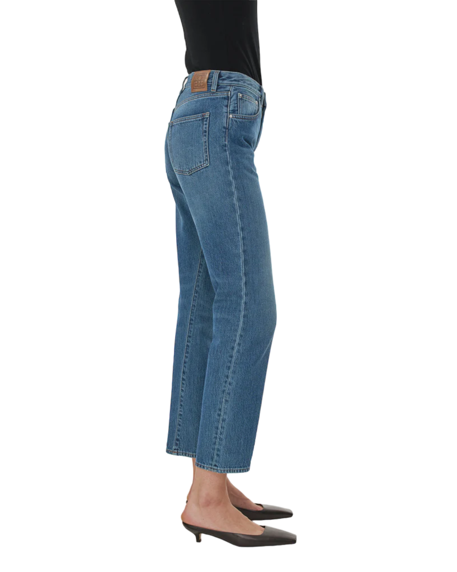 Denim coutures torsadées