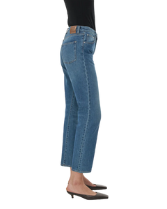 Denim coutures torsadées