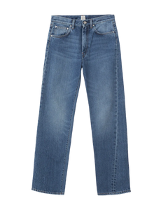Denim coutures torsadées