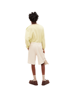 Short de costume carré-rond