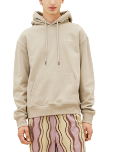Sweat à capuche à logo brodé