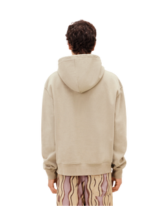 Sweat à capuche à logo brodé