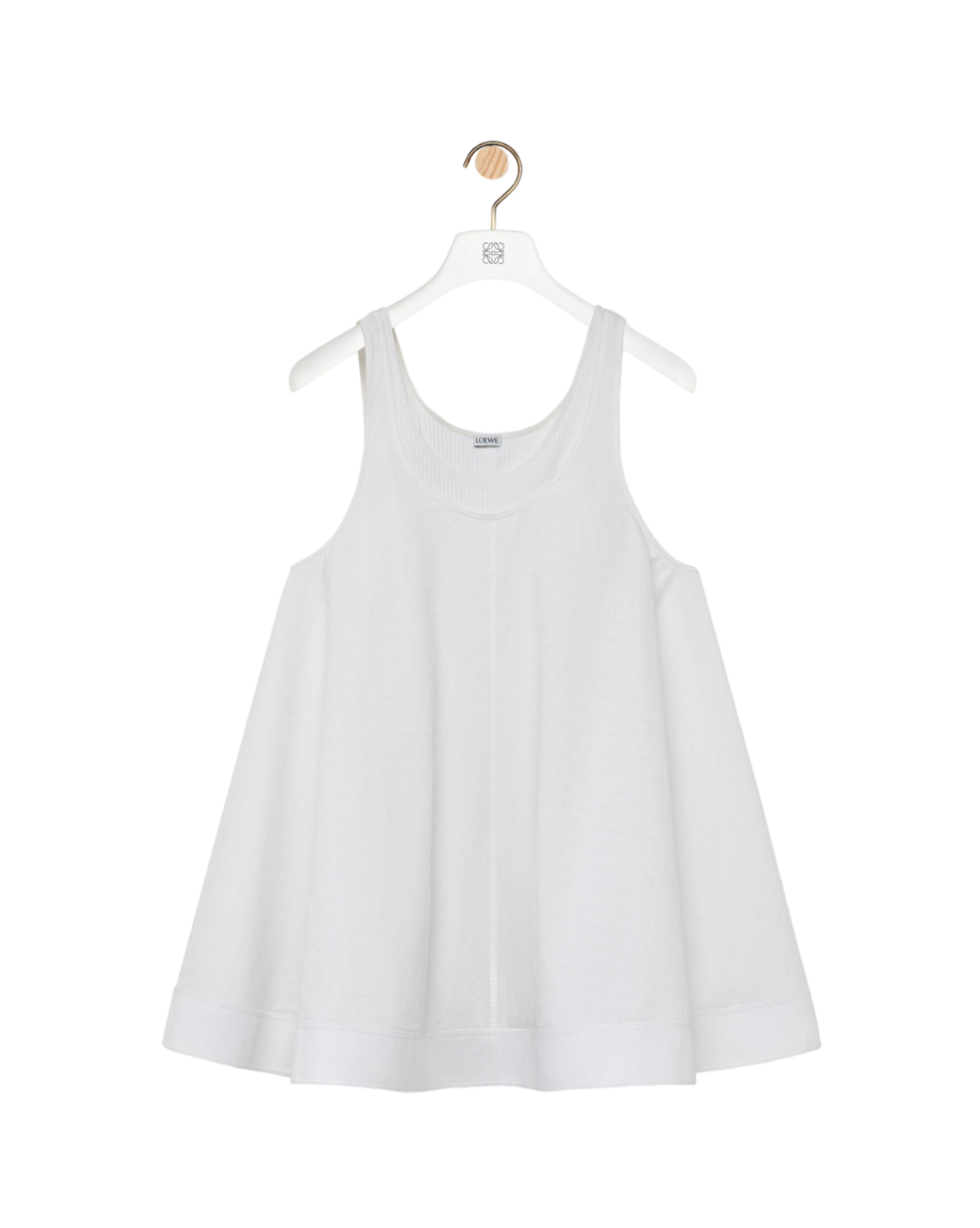 Cotton trapeze dress