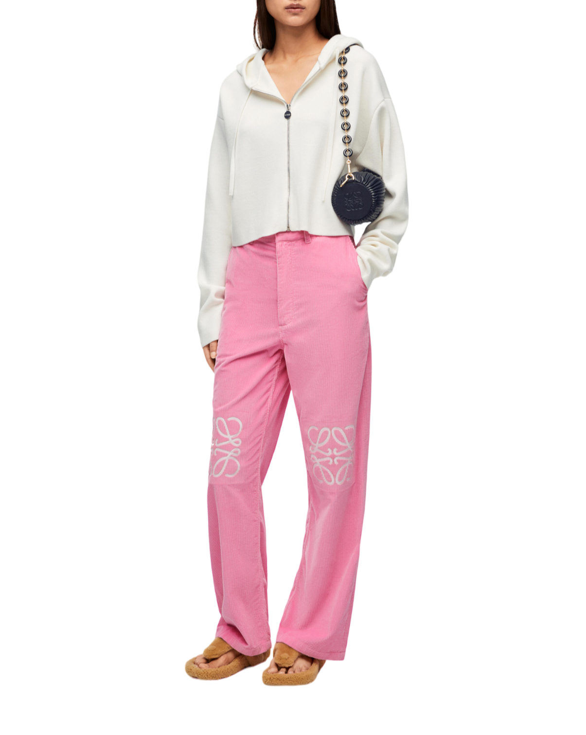 Pantalon ample en coton