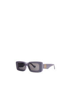Lunettes de soleil rectangulaires en acétate