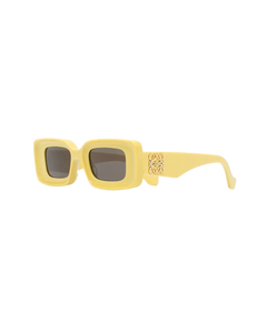 Lunettes de soleil rectangulaires en acétate