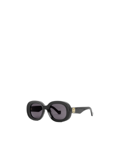 Oval acetate sunglasses