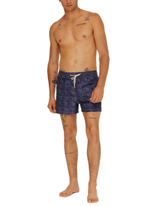 Navy In Summer We Trust swim shorts