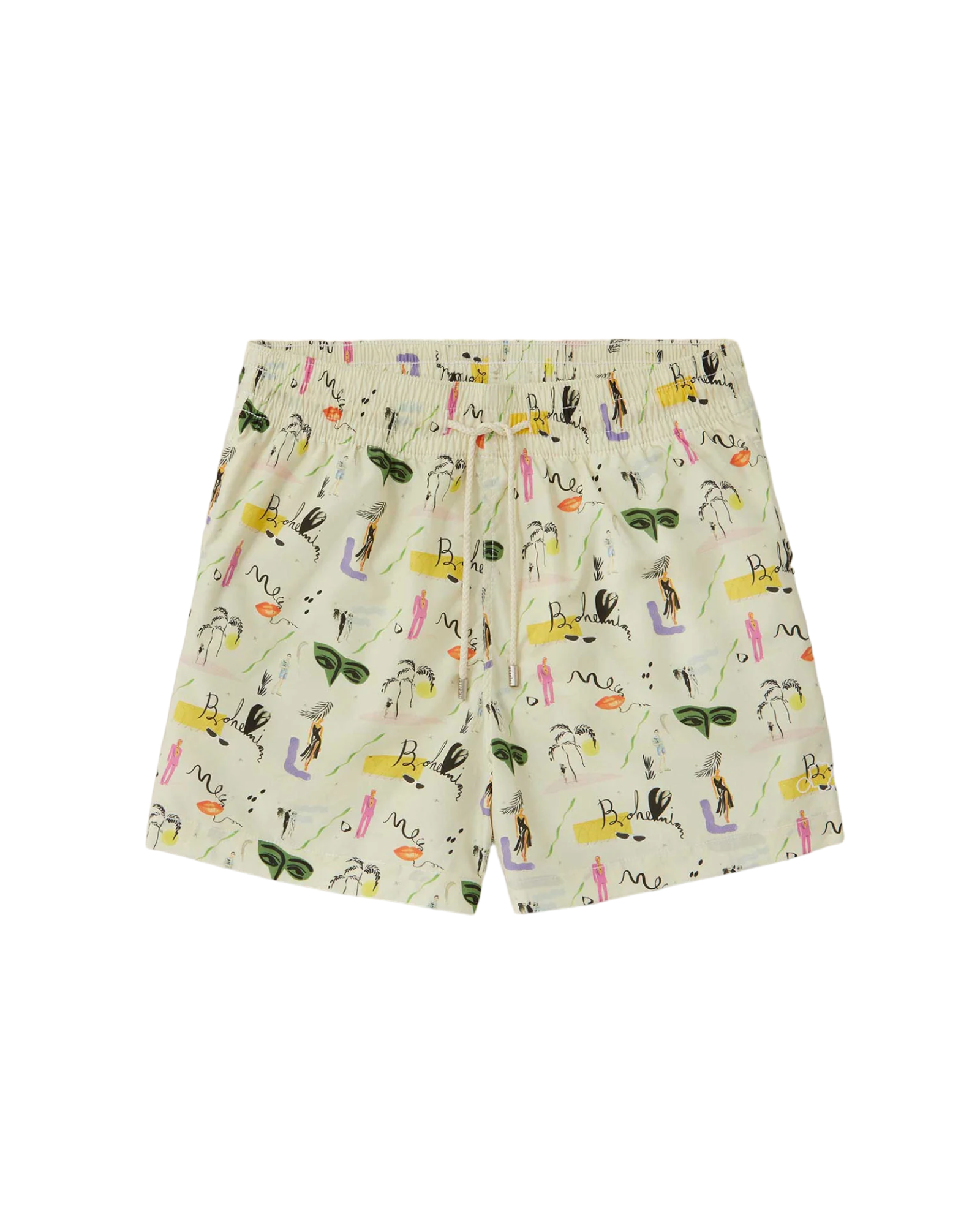 Short de bain Beige Boheme