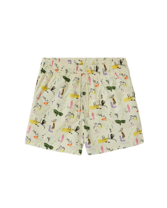 Short de bain Beige Boheme