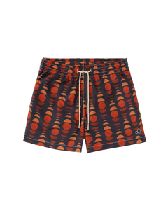 Navy Sun Fragments swim shorts