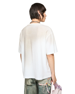 T-Shirt avec logo - coupe décontractée blanc