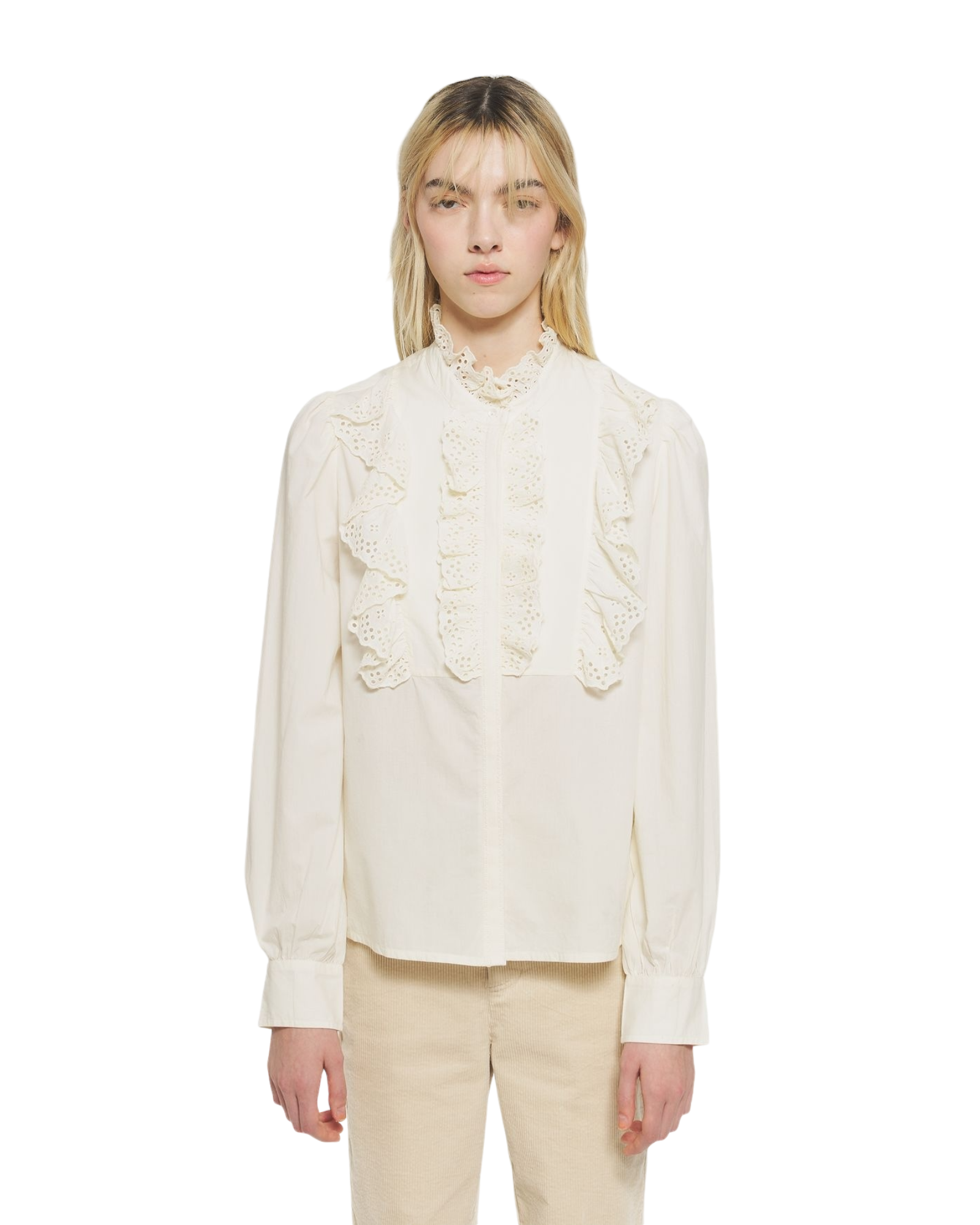 Charlotte cream blouse