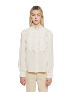 Charlotte cream blouse