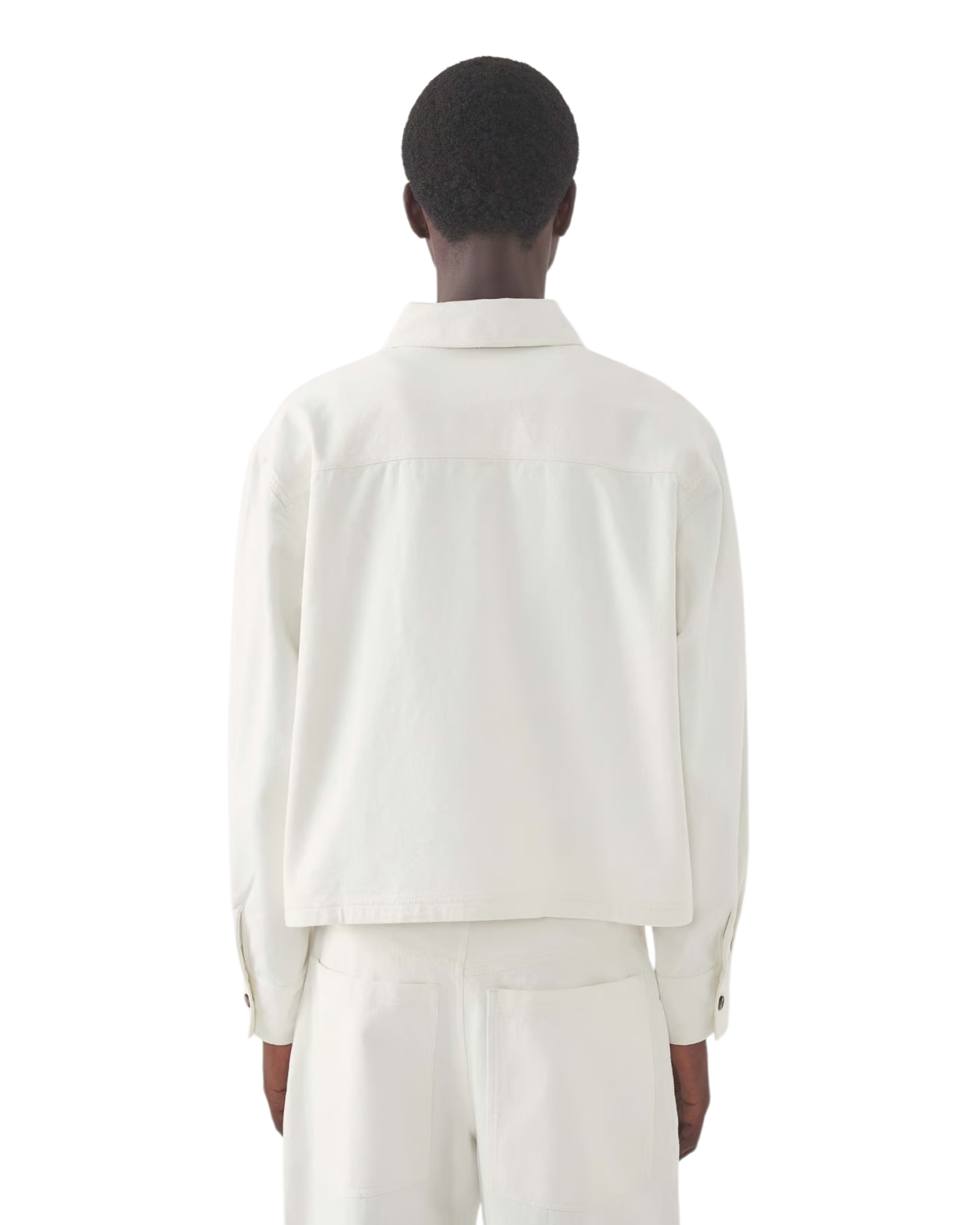 White adonis embroidered jacket