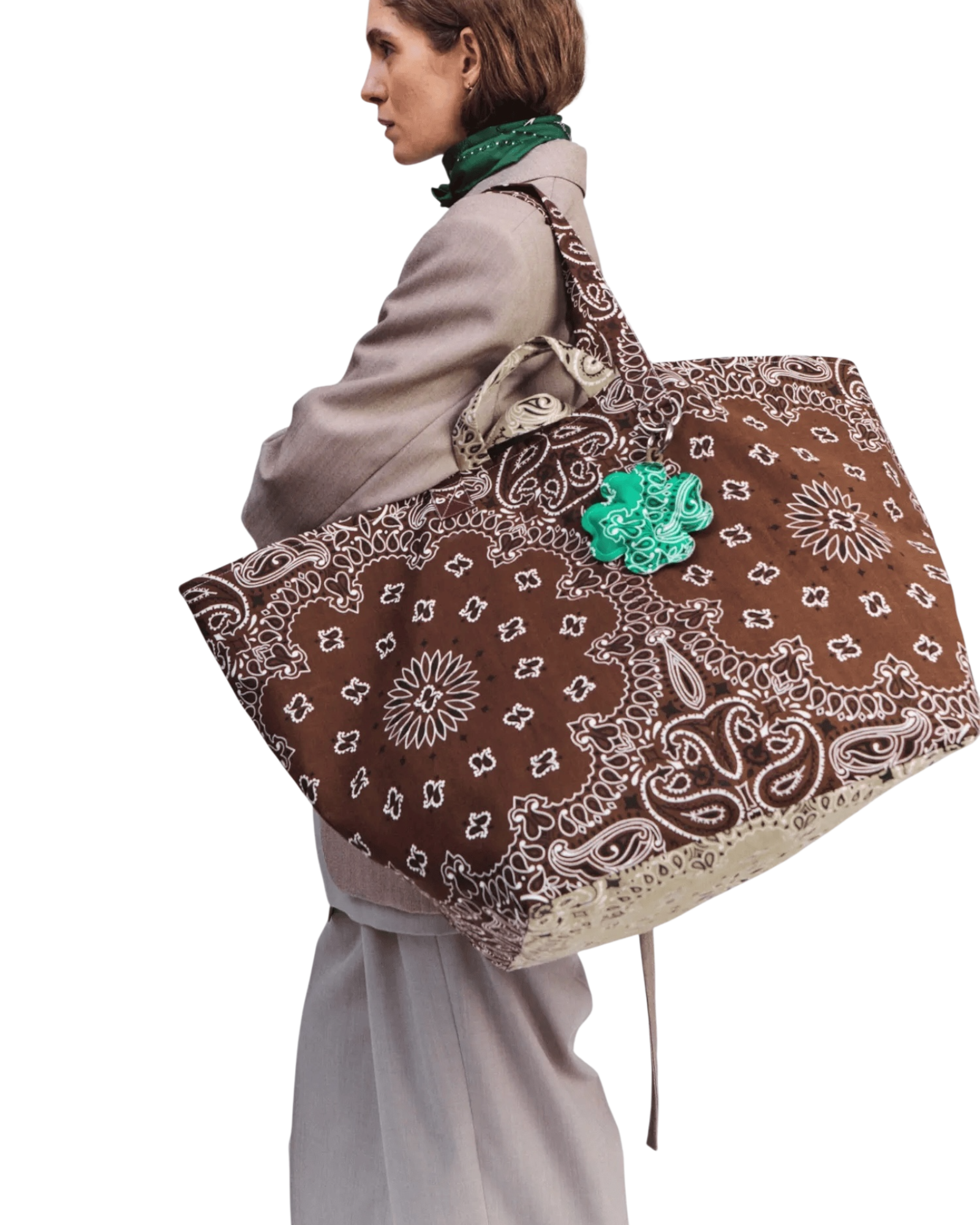 Week End Bag Marron et Beige