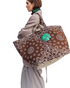 Week End Bag Marron et Beige