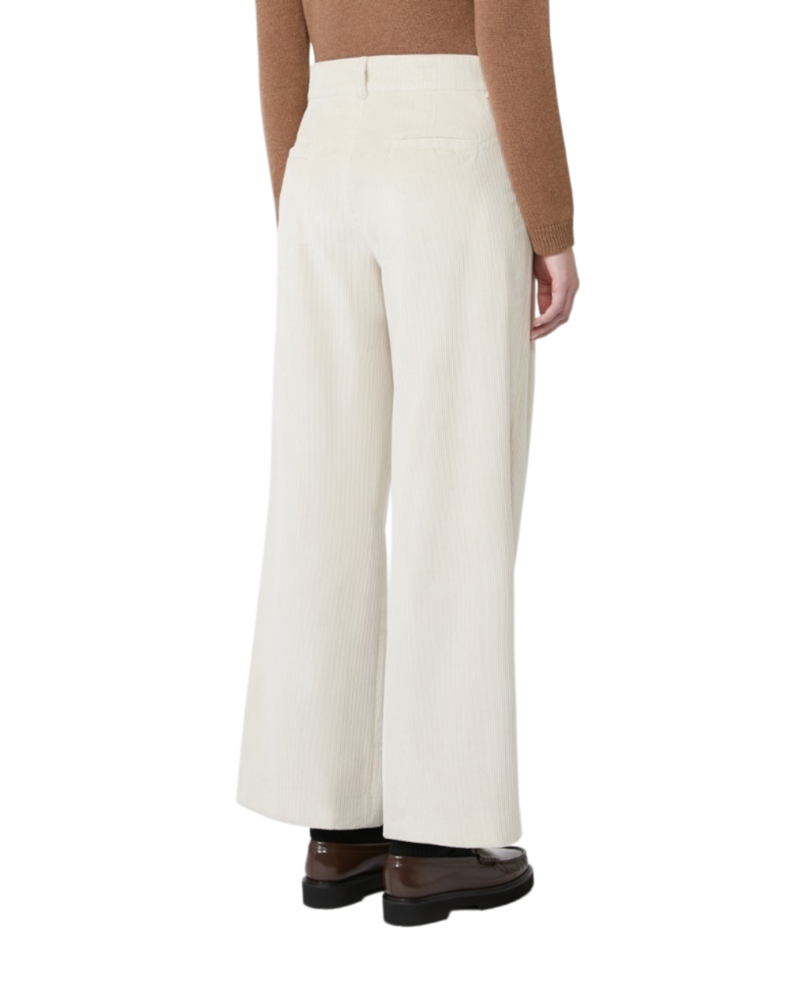 Pantalones de pana marfil