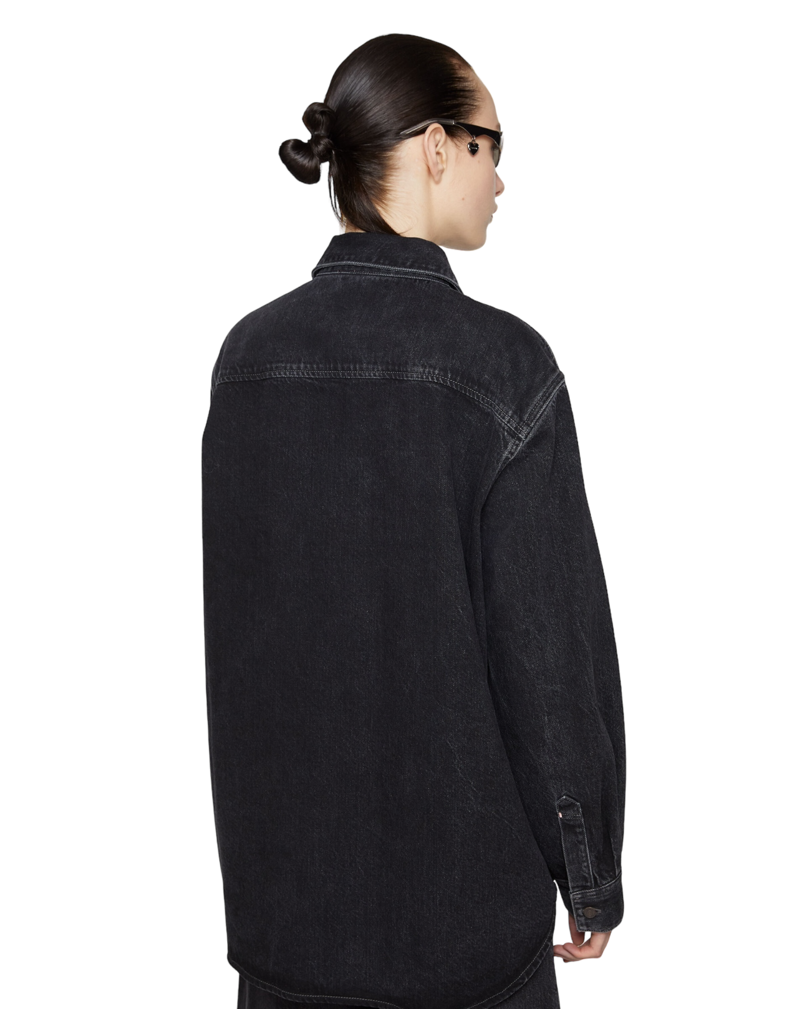 CHEMISE BOUTONNÉE EN JEAN - COUPE DÉCONTRACTÉE