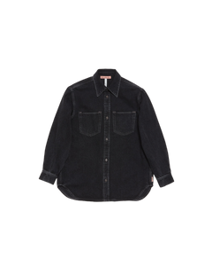 CHEMISE BOUTONNÉE EN JEAN - COUPE DÉCONTRACTÉE