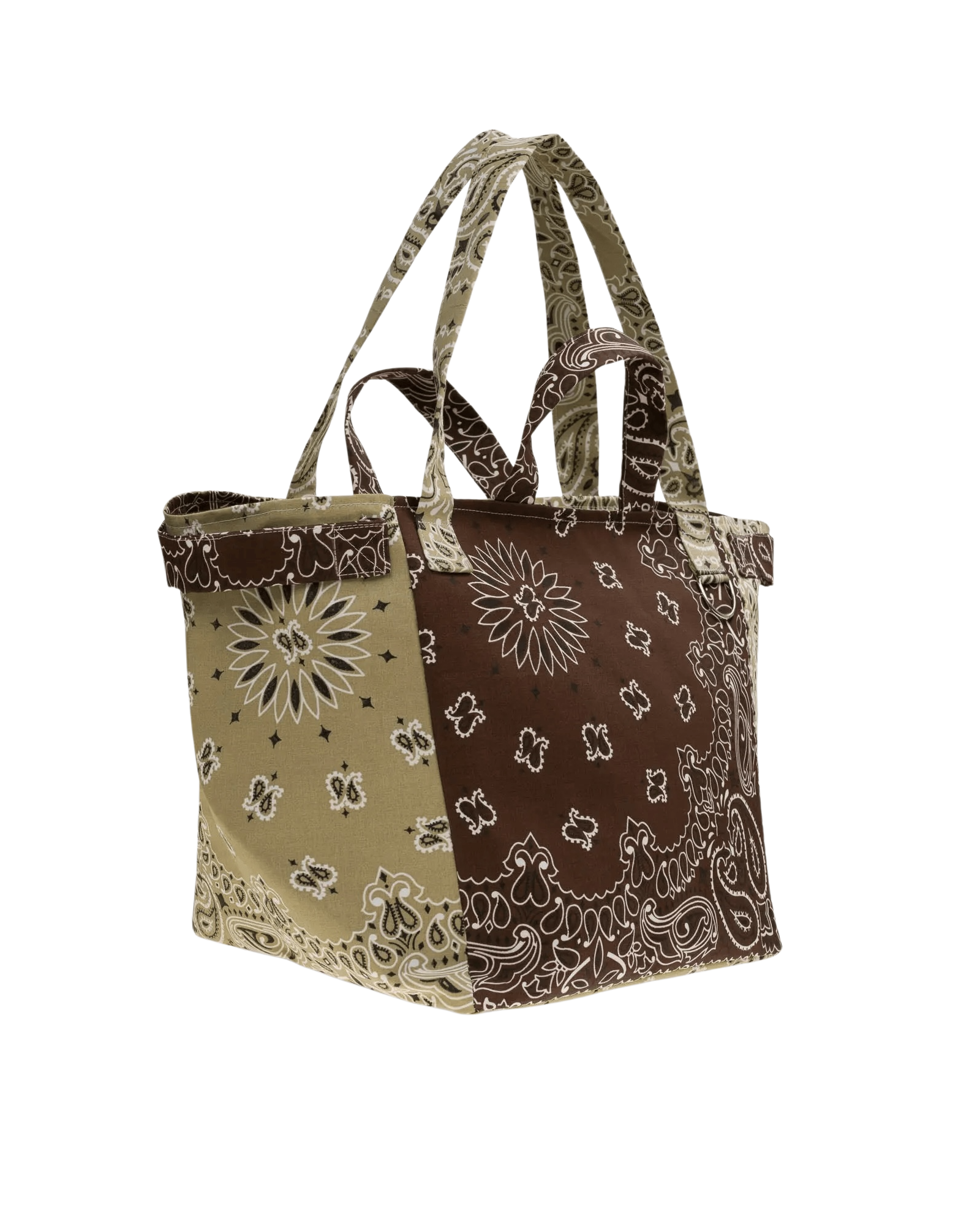 Sac Trapèze Marron et Beige