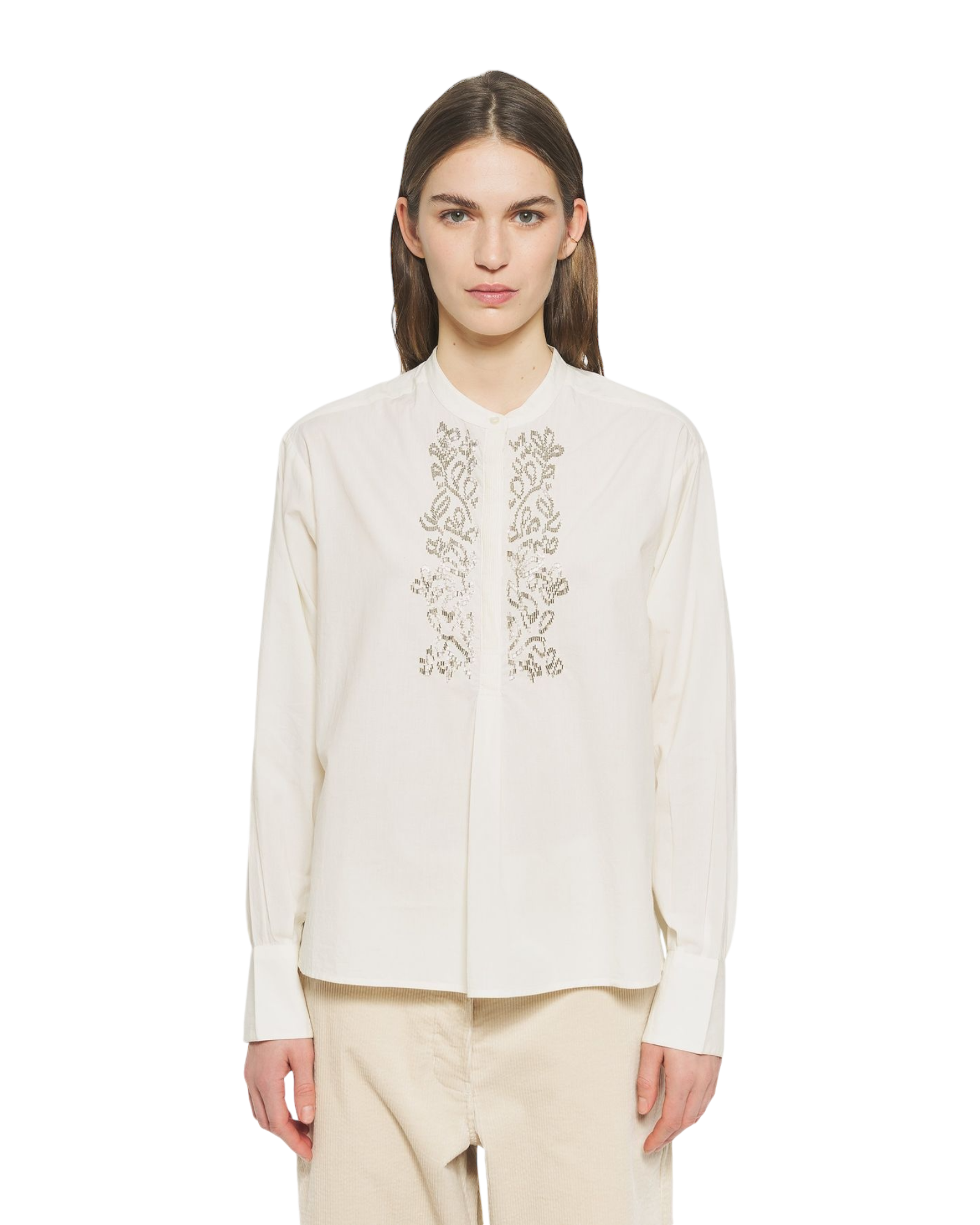 Blusa bordada Emilie crema