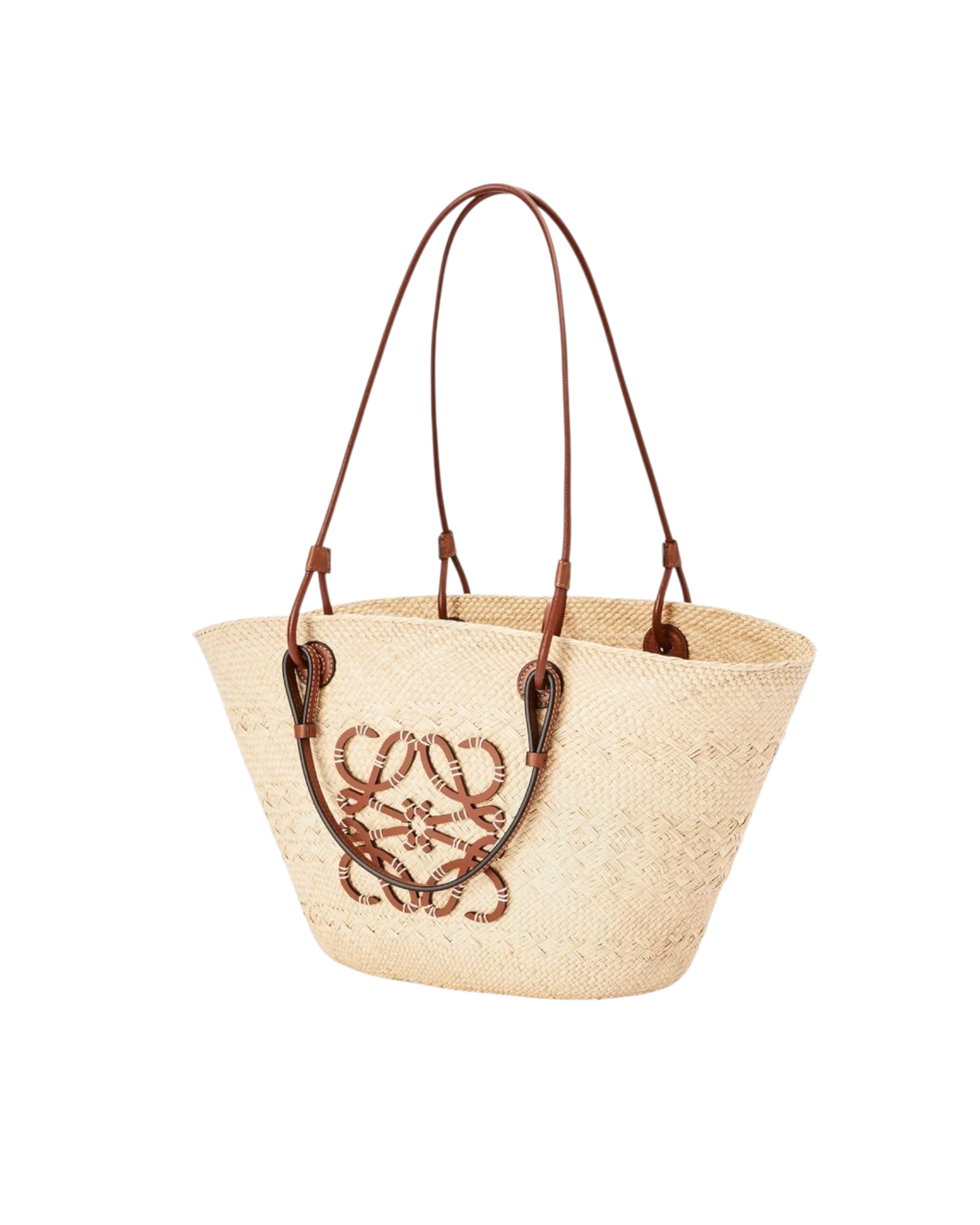 Anagram palm basket Iraca tan