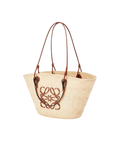 Anagram palm basket Iraca tan