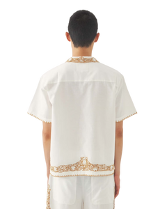 Camisa blanca bordada Dylan