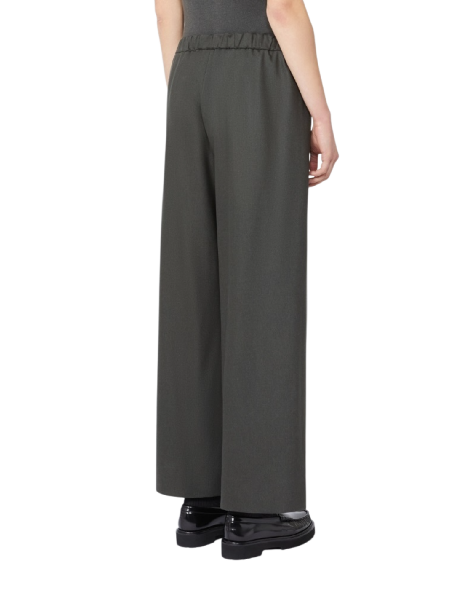 Dark green jogging pants