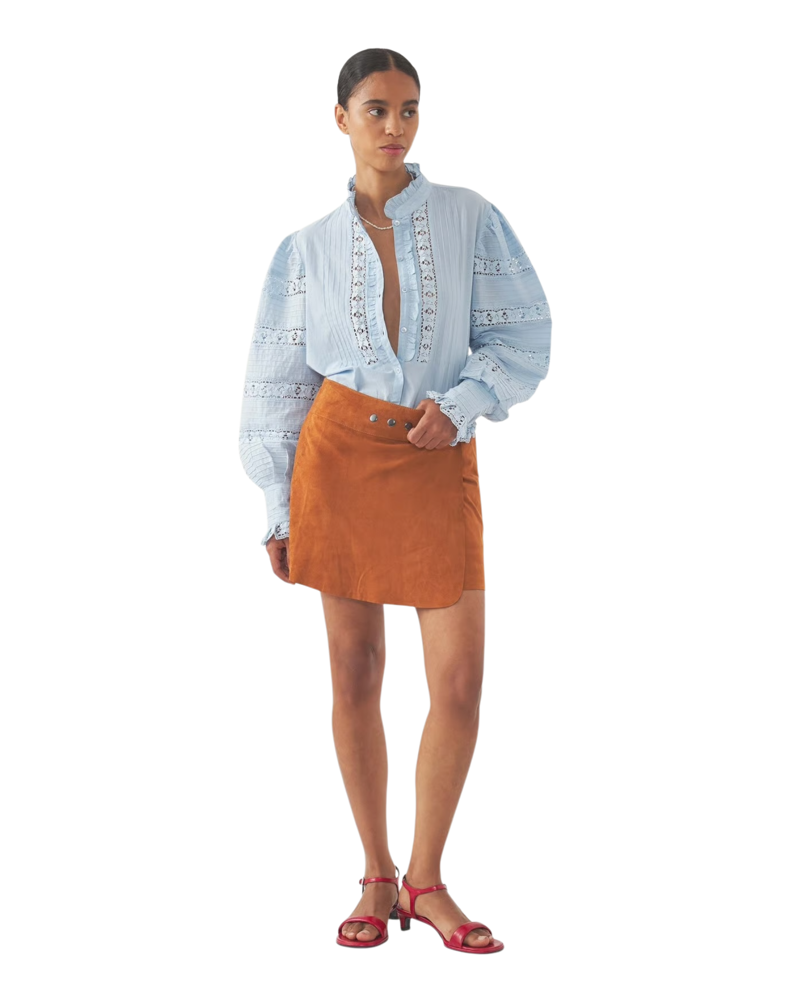 Blouse lena bleue