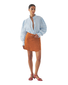 Blouse lena bleue