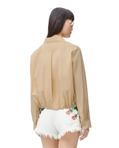 Chemise en coton mélangé