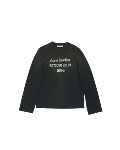 T-Shirt avec logo - coupe décontractée noir