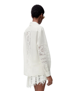 Chemise en coton et soie
