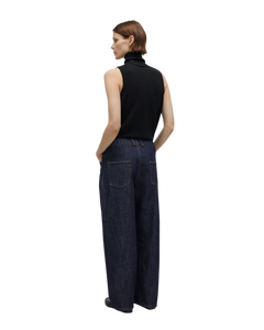 Pantalón recto vaquero índigo
