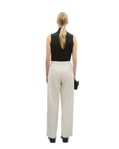 Pantalon décontracté bicolore