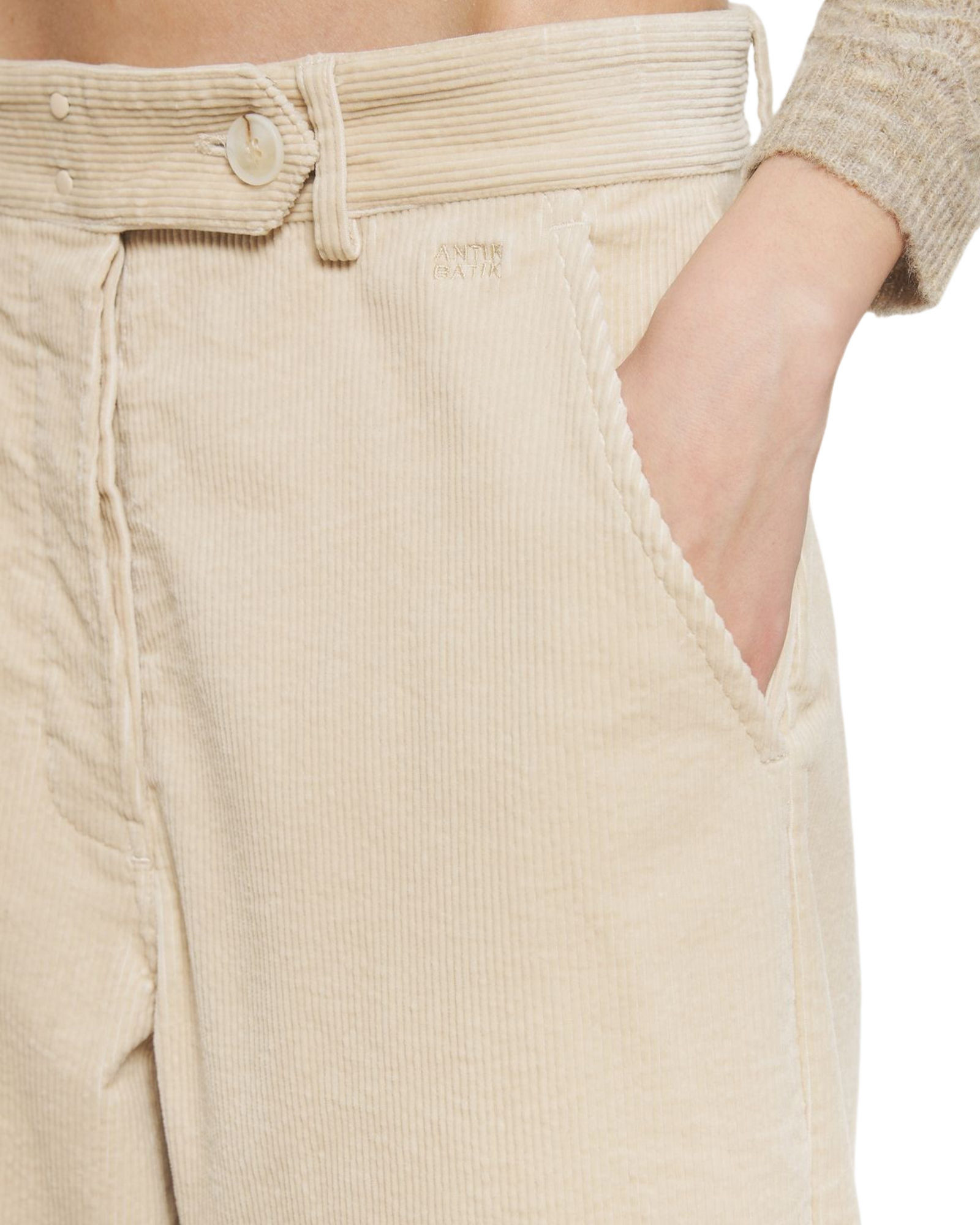 Pantalones Tildo crema
