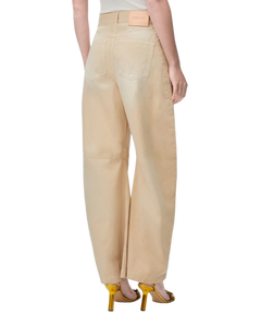 Cotton barrel pants