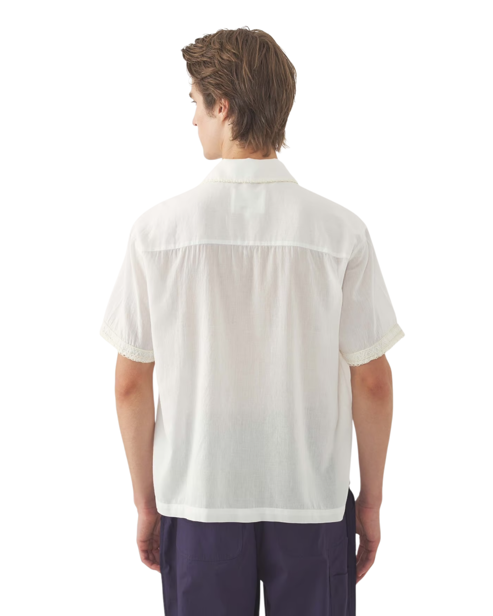 Chemise brodée suzane crème
