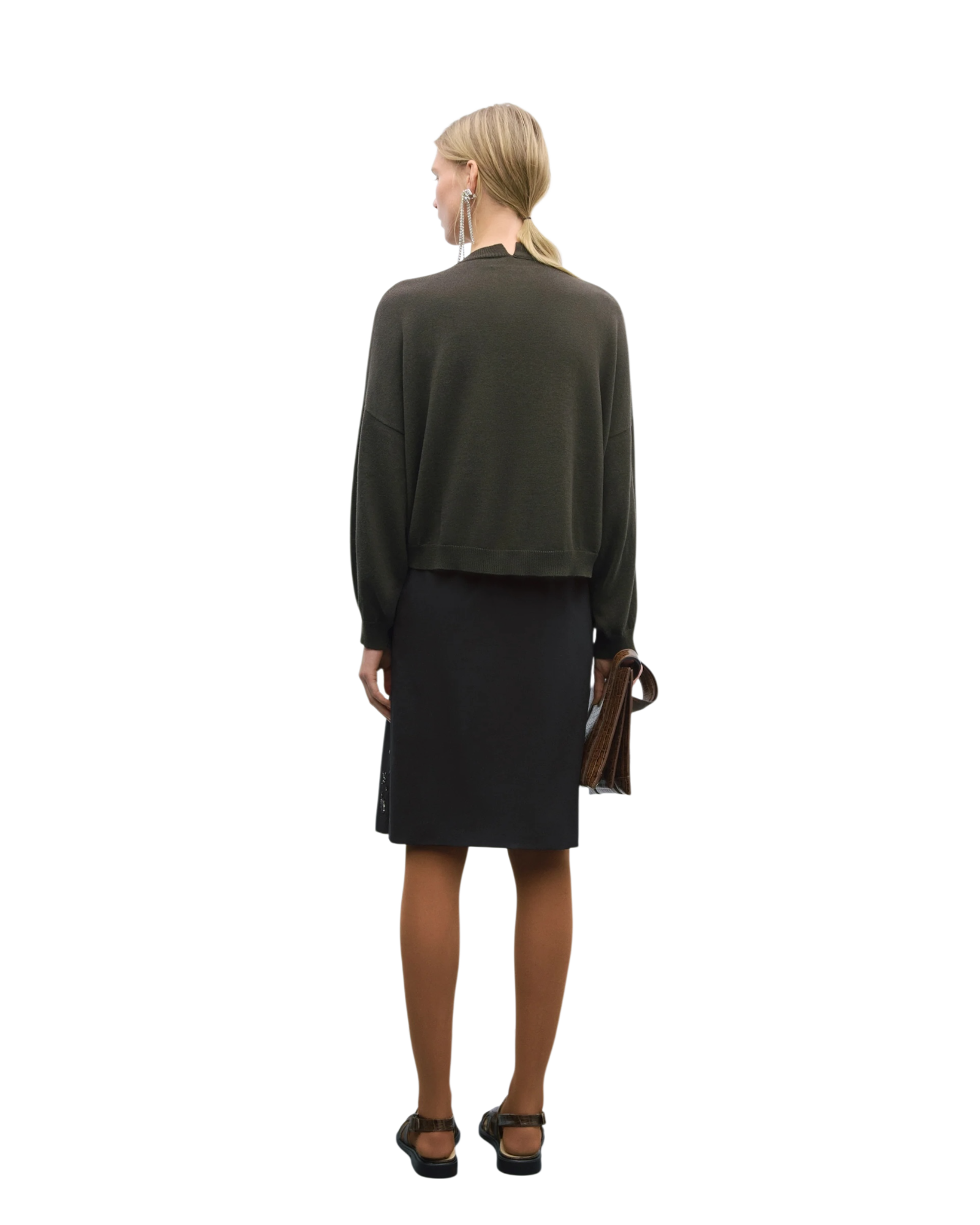 Cardigan en coton et cachemire