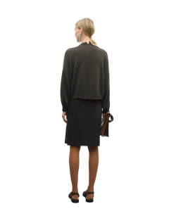 Cardigan en coton et cachemire