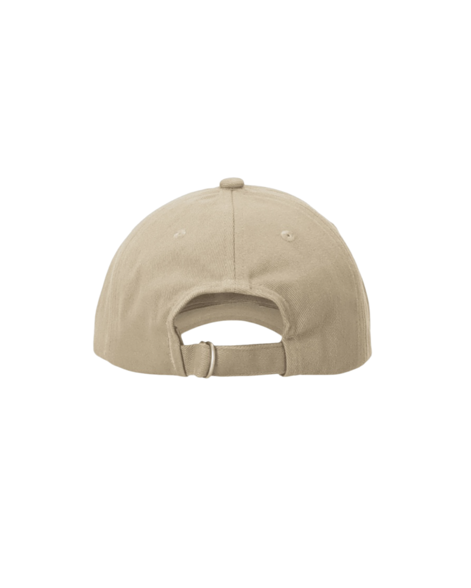 Casquette à logo en sergé kahki beige