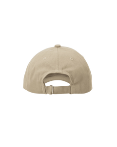 Casquette à logo en sergé kahki beige