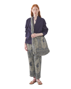 Mirabel navy blouse