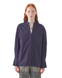 Mirabel navy blouse