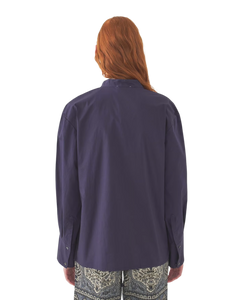 Mirabel navy blouse